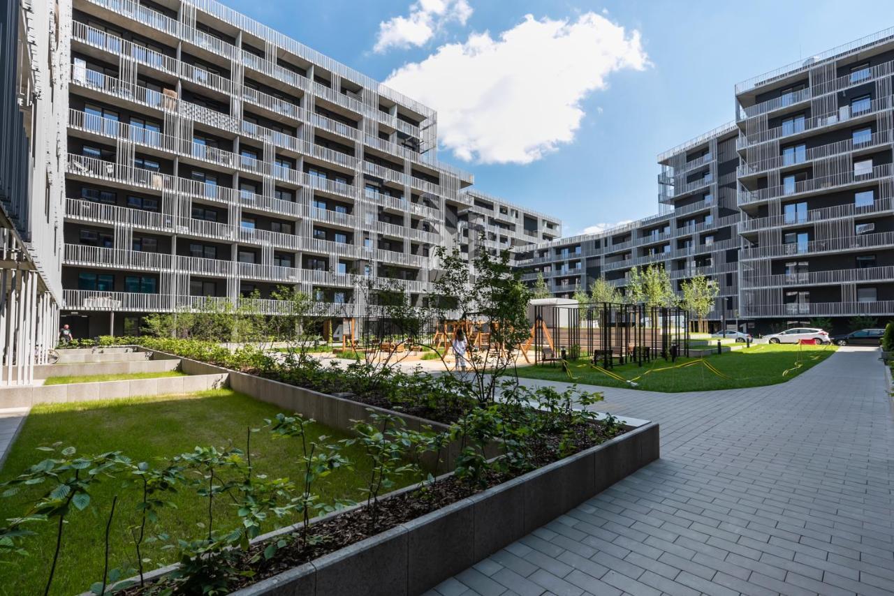 Wola Cosy White Apartment Varsovia Exterior foto