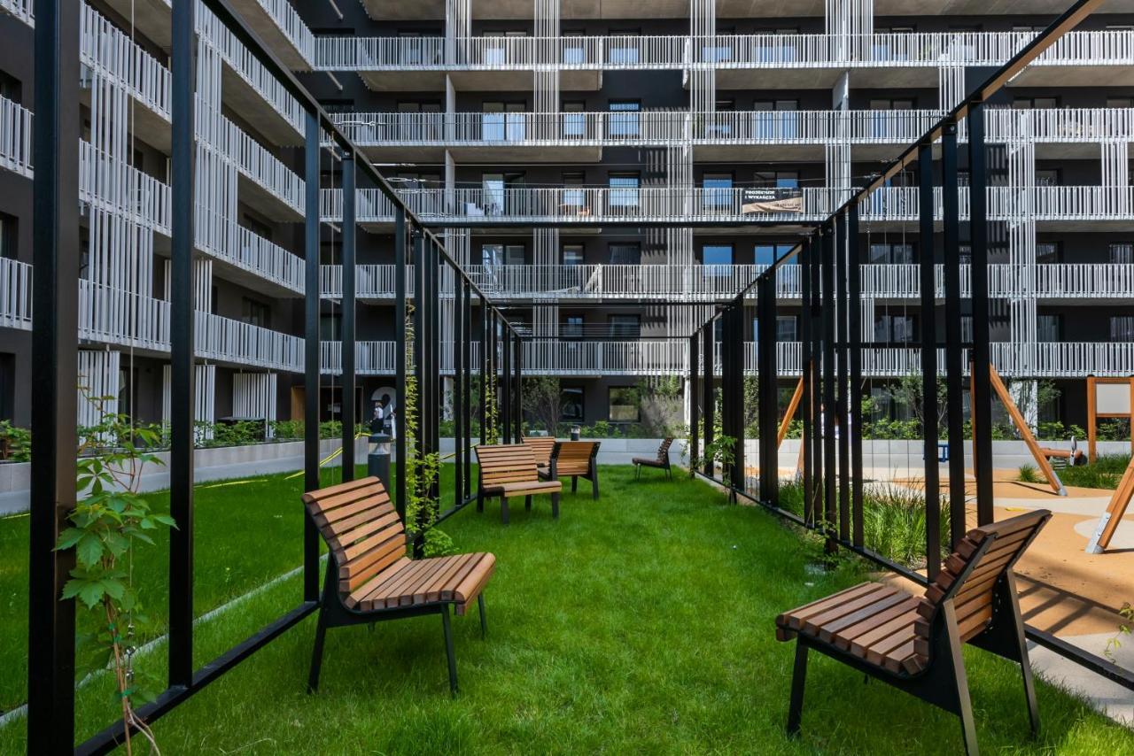 Wola Cosy White Apartment Varsovia Exterior foto